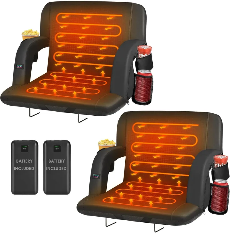HOPERAN Dual-Sided Heated Stadium Seats, 20000mAh Power Bank